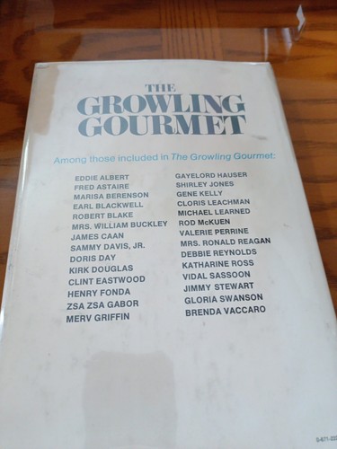signed, The Growling Gourmet, 1976, first edition, Ellen Graham, HCDJ - Imagen 10 de 11