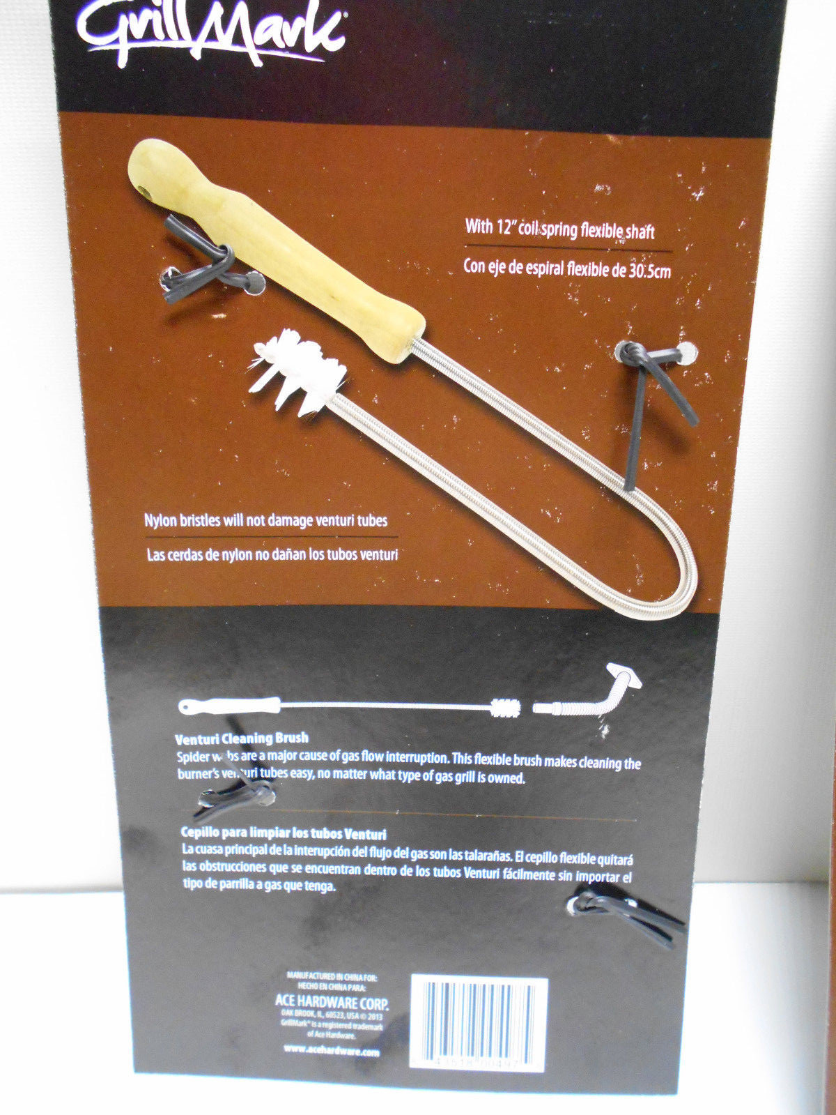 Lot of 2 Grill Mark Venturi Cleaning Brushes 8005647 Cleans Gas Burner