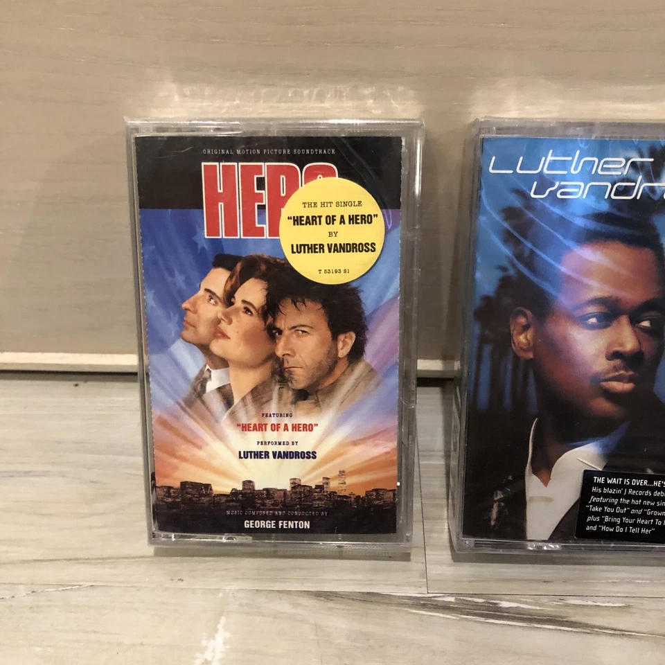 Luther Vandross 3 Cassette Lot Hero Soundtrack Self Titled Always & Forever NEW - Image 2 of 4