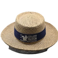 ASHWORTH-LOMA LINDA UNIVERSITY PROTON CHARITY INVITATIONAL-Straw Golf Hat-USA