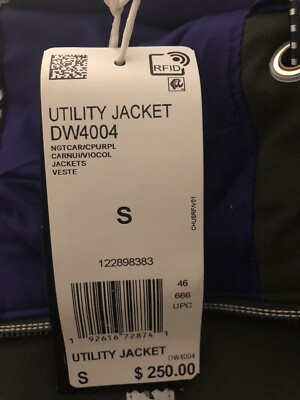 Adidas Utility Jacket DW4004 Night Cargo/Colle Purple Men's Size