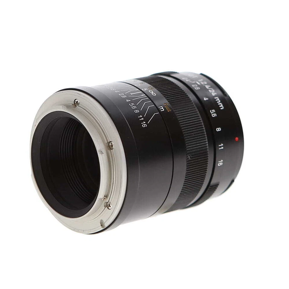 Lente manual Handevision 24 mm f/2,4 IBERIT para cámaras Sony con montaje E con tapas Foto 3 de 4