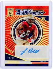 2024 Panini Elite JAHEIM BELL RC Turn of the Century RED AUTO Autograph 18/49