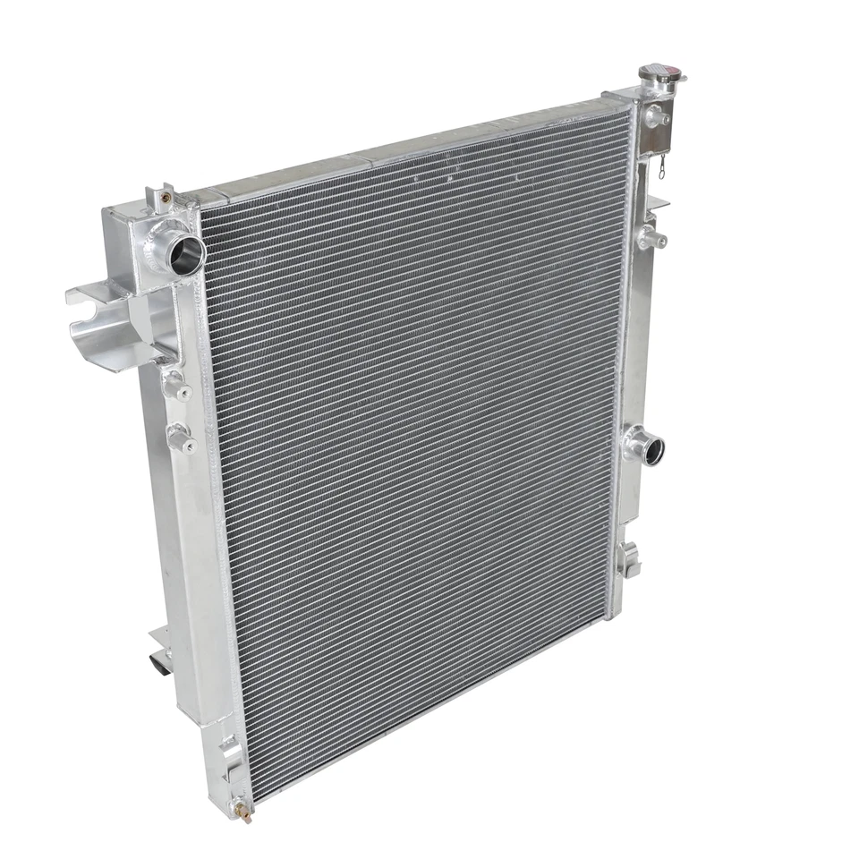 Aluminum 3 Row Radiator For 2010-2012 Dodge Ram 2500 3500 4500 6.7L Cummins MT Foto 3 de 4