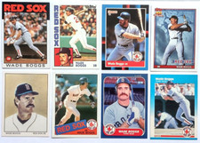 1984 Topps Baseball Card Lot Of 8 Wade Boggs Boston Red Sox Fleer Star Player