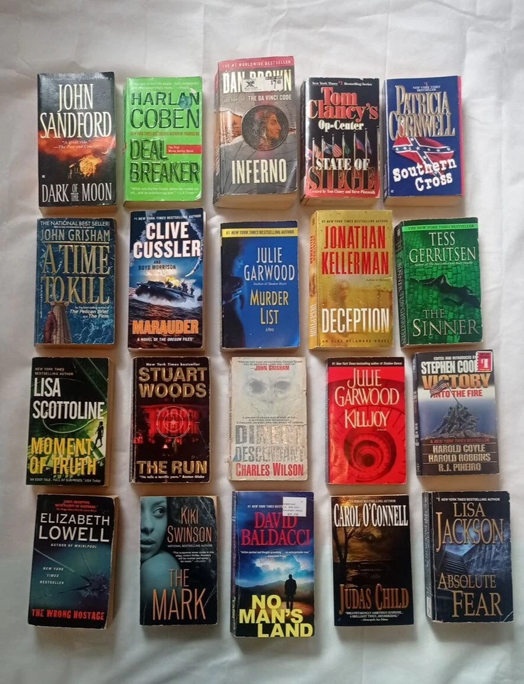Best Lot of 18 Thrillers Bestselling Paperback Books - As New & Very Good - Image 3 of 4