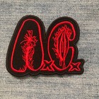 Ax Cx shaped embroidered patch Agathocles Haggis Last Days of Humanity Impetigo