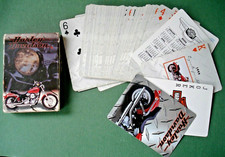 Vtg 1999 Harley Davidson Logo Standard US Playing Card Company Deck Motorcycle