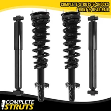 2006-2012 Ford Fusion 4 CYL Front Complete Struts & Rear Shock Absorber Bundle