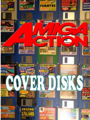 COMMODORE AMIGA -- AMIGA ACTION COVER DISKS # SELECTION #