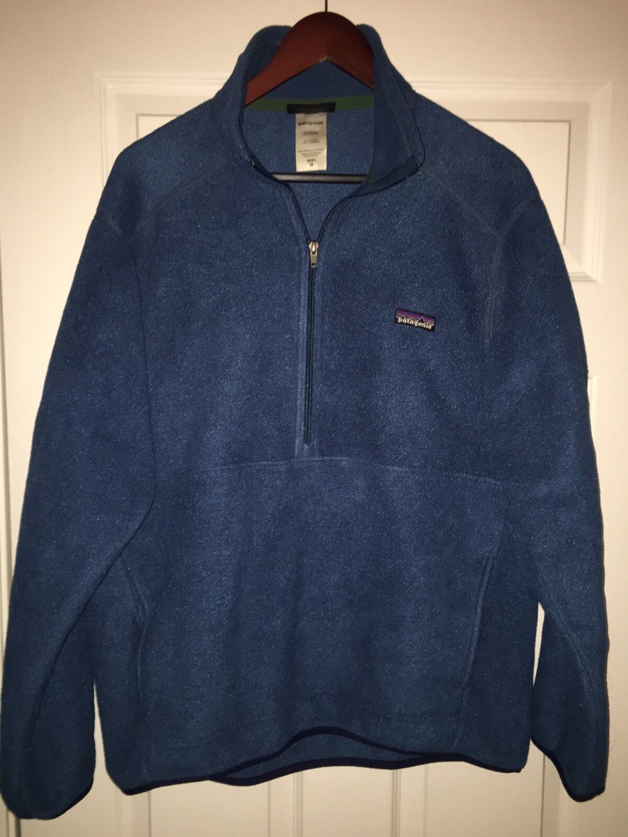 Patagonia Synchilla 1/2 Zip Fleece M Blue | eBay