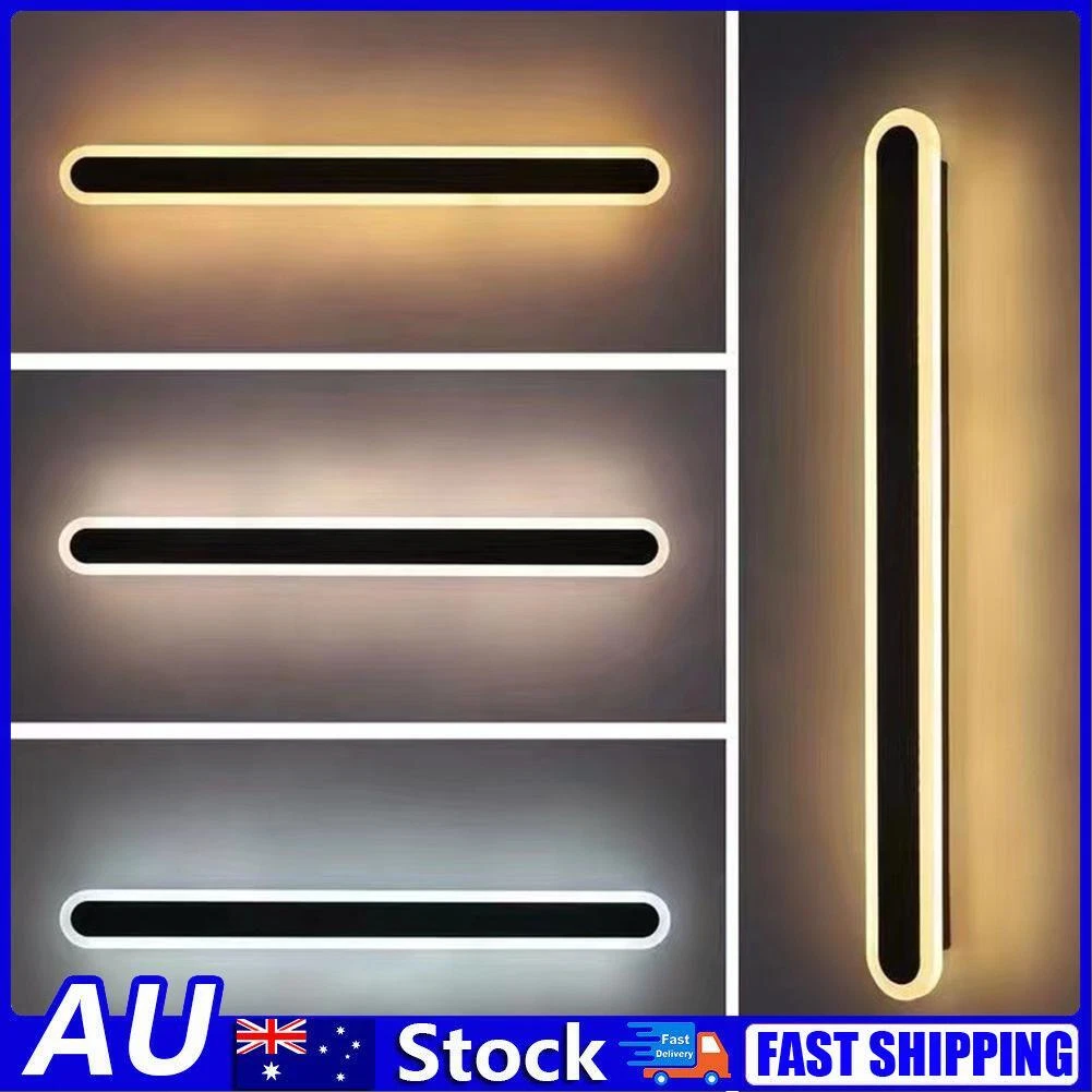 Long horizontal online wall sconce
