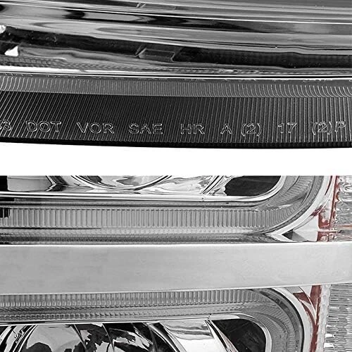 Novo para 2007-2013 Chevy Silverado 1500 2500HD Chrome LED projetor faróis - Imagem 4 de 4