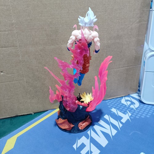 Dragon Ball Son Goku 25cm Anime Figure Ultra Instinct Super Saiyan Figurine Stat - Picture 2 of 7