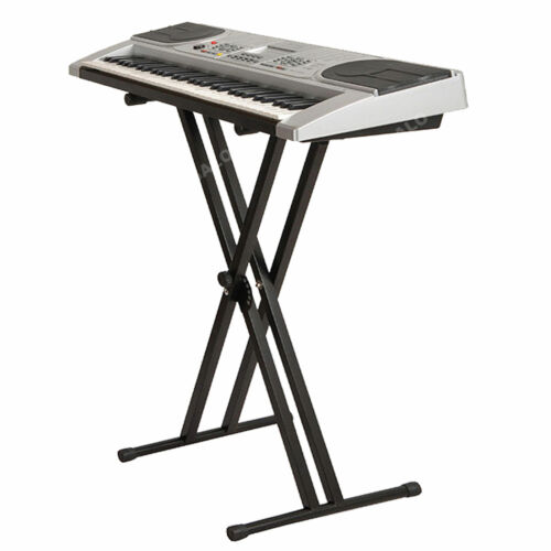 Casa Piano Keyboard Stand Adjustable Folding X Style Double Braced Height Stool - Picture 2 of 6