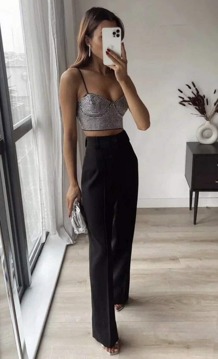 Zara bustier crop top - Gem