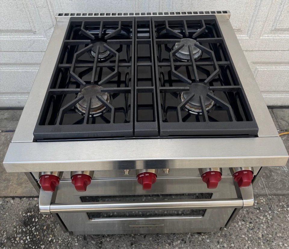 "Estufa de gas Wolf GR304 30"" (usada)" Foto 3 de 4