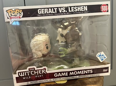 New Funko pop! The Witcher Wild 3 Hunt Games #555. Geralt VS Leshen