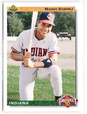 1992 Upper Deck #63 Manny Ramirez Factory Set Gold Hologram