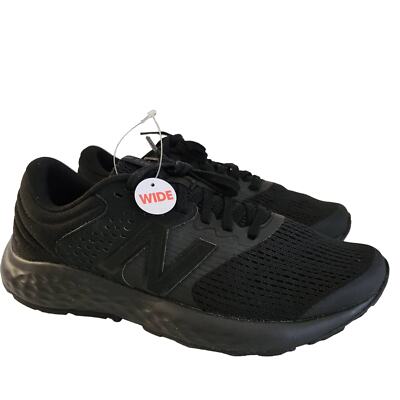 New Balance Women's 520 V7 Running Shoe, Black/Black, 9 Wide