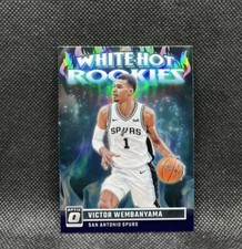 Victor Wembanyama WHITE HOT ROOKIES 2023-24 Panini Optic Basketball #2 RC PURPLE