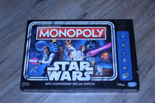 Monopoly Game Star Wars 40th Anniversary Special Edition Complete