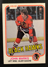 1981-82 O-Pee-Chee #70 John Marks Blackhawks