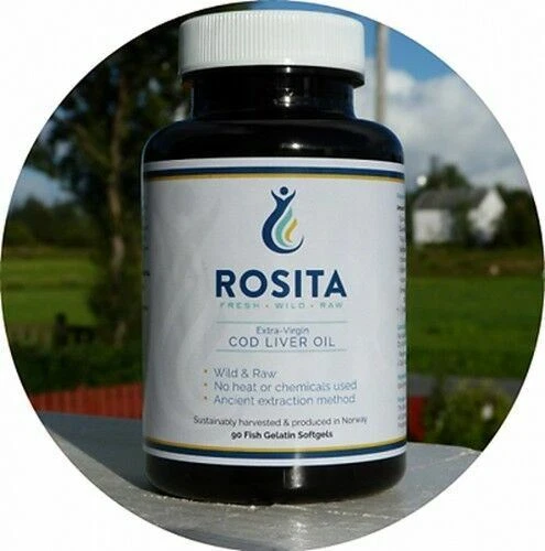 Rosita Extra-Virgin Cod Liver Oil 90 Capsules Softgels Norwegian Purest Avail - Picture 8 of 9