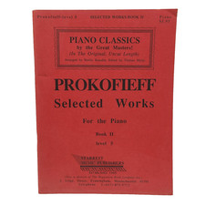 Prokofieff Selected Works For The Piano Book II Level 5 Sheet Music