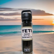 YETI Yonder .75 L / 25oz Charcoal BPA Free Water Bottle, Lightweight, Yonder Cap