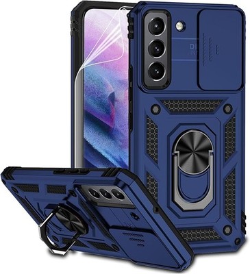 Samsung Galaxy S22 Plus Case with Camera Lens Cover & HD Screen Protector, Drop