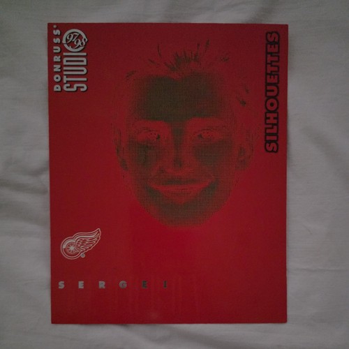 Sergei Fedorov #14 1997 Donruss Studio Silhouettes card