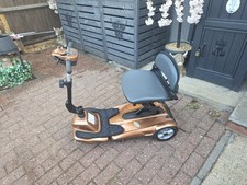 GOLD DRIVE Dual Wheel LIGHTWEIGHT AUTO-FOLDING MOBILITY SCOOTER Remote folding