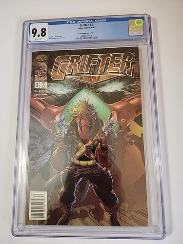 GRIFTER #3 Rare NEWSSTAND CGC 9.8 WP Image 1995  - product listing photo