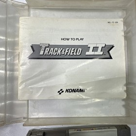Track & Field II Complete CIB Vintage NES Nintendo Video Game + Cleaning Kit