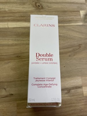  Clarins Double Serum Hydric + Lipidic System Complete Age Defying - 1.7oz 