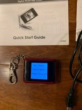 COBY DP-151 1.5" Digital LCD Picture Keychain Photo File Transfer Cord FREE SHIP
