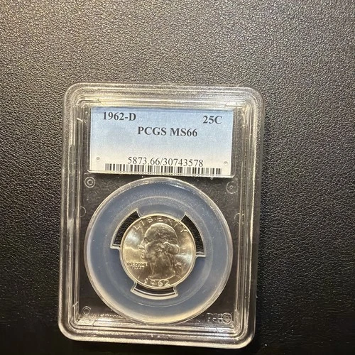 1962-D Washington Quarter — photo from the most recent tracked eBay sale