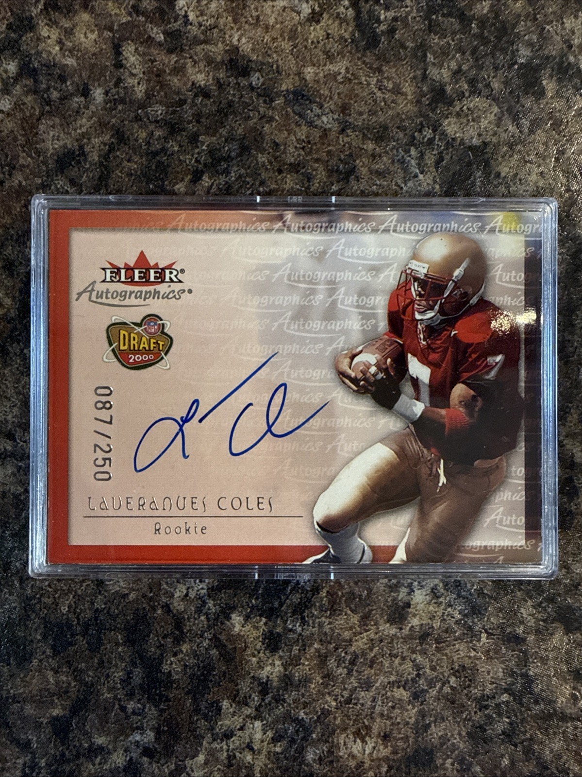 Laveranues Coles Fleer Autographics # Silver