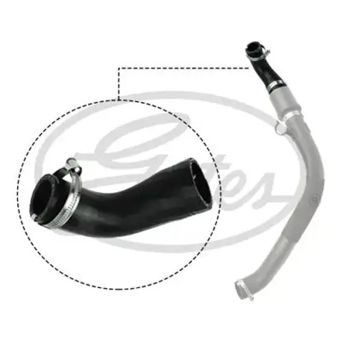 Fits GATES GAT09-0622 Charge Air Hose GAT09-0622 Intercooler hose (middle, diam - Image 3