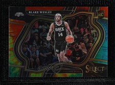 2022-23 Panini Select Courtside Tie-Dye Prizm 25/25 Blake Wesley #268 hs9