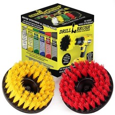 Bathroom Accessories - Bath Mat - Drill Brush Set - Power Scrubber Two Brush ...