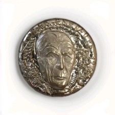Medaglia Konrad Adenauer Salvador Dalì argento 900