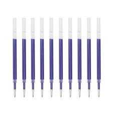 50 Pcs Blue Ink 0.7mm Retractable Gel Pen Refills 4.33 Inch Smooth Writing
