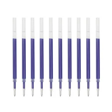 50 Pcs Blue Ink 0.7mm Retractable Gel Pen Refills 4.33 Inch Smooth Writing