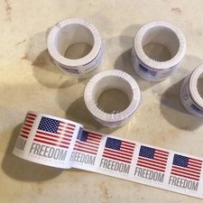5 ROLLS Of 100 USPS Postage-500 PCS-2023- . .