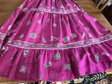 EMILIO PUCCI BOUTIQUE SAKS 5TH AVE VINTAGE 1950  s WOOL SKIRT MAXI- SIZE 14 GOOD