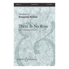 There is no Rose from A Ceremony of Carols and Harp Piano 3 Part Treble