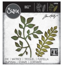 TIM HOLTZ Sizzix GARDEN GREENS Die BIGZ 659436 Alterations Scrapbook Nature
