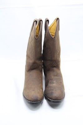 Masterson Boots Mens Size 5D Cowboy Brown Leather Western 